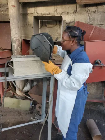ironworker woman haiti