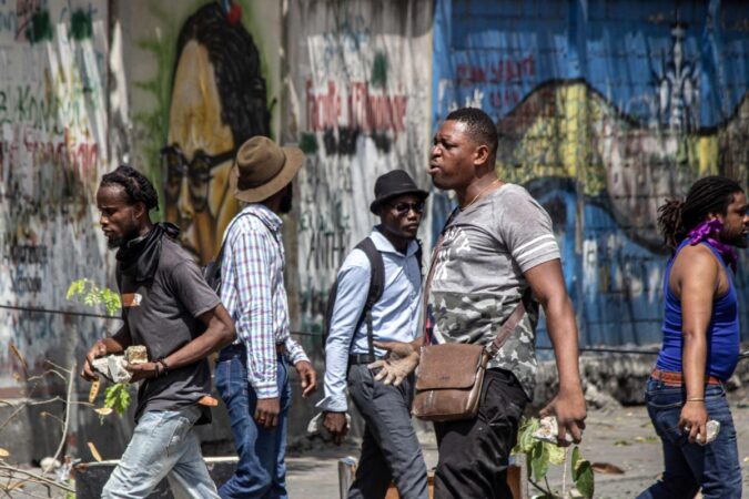 manifestation etudiants haiti