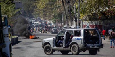 policiers haitiens champ de mars