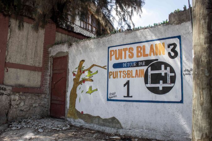 Barrier in Puits-Blain Haiti