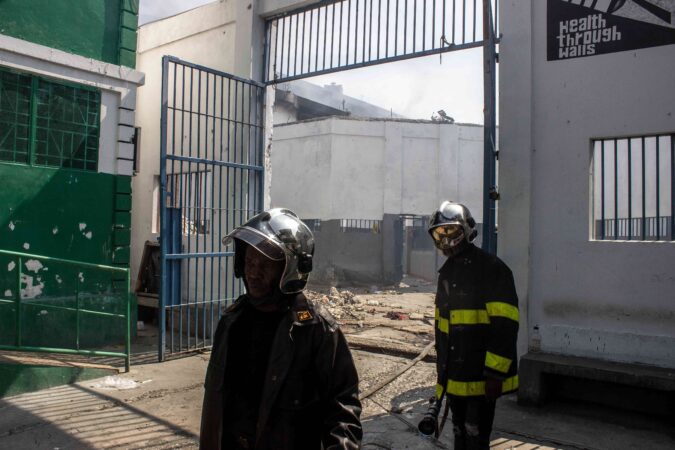 Fire at Haiti Penitentiary