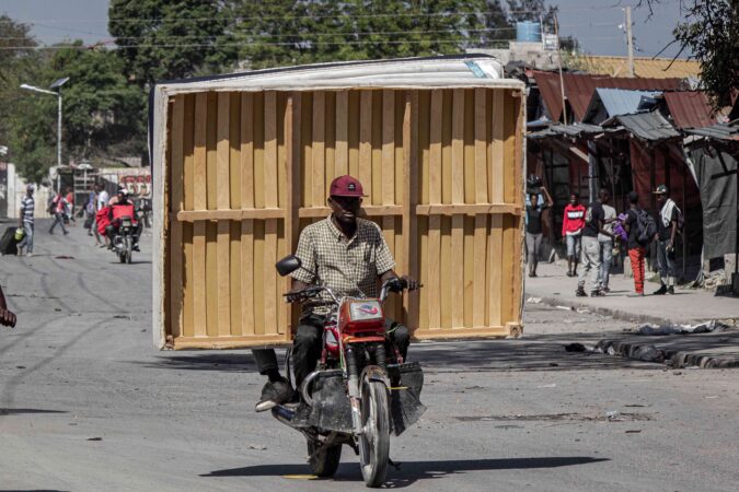 Habitant fuyant les gangs Haiti