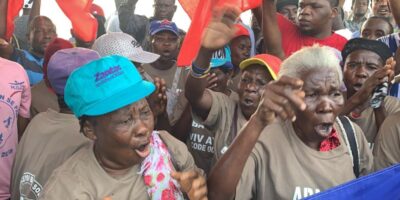 Manifestation contre la corruption et l'impunité, 9 juin 2018. Haïti, Carrefour aéroport. Photo : Etant Dupain