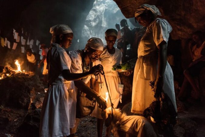 Practitioners of Haitian Vodou