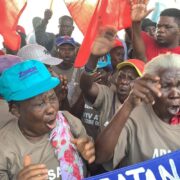 Manifestation contre la corruption et l'impunité, 9 juin 2018. Haïti, Carrefour aéroport. Photo : Etant Dupain