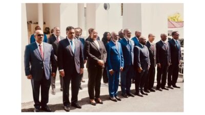 Membres du Conseil présidentiel de transition d'Haïti. • ©Ministere de Communication d'Haïti