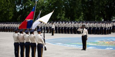 Académie de Police de Port au Prince, 19 septembre 2018. Cérémonie de graduation des aspirants-policiers de la 29ème promotion de la Police Nationale d’Haïti (PNH) baptisée « Renaissance ».