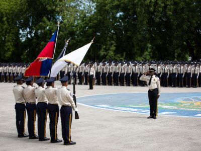 Académie de Police de Port au Prince, 19 septembre 2018. Cérémonie de graduation des aspirants-policiers de la 29ème promotion de la Police Nationale d’Haïti (PNH) baptisée « Renaissance ».