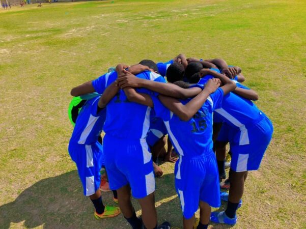 Tournoi E-Power U16, Cité Soleil,  Juillet 2024. ©Olympique École Football- Fondaps