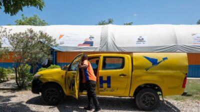 Les locaux de l’Office des Postes d’Haïti (OPH), situés à la Sonapi, sur le Boulevard Toussaint Louverture, le mercredi 10 septembre 2025. Photos: Jean Feguens Regala